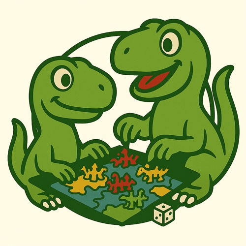 Juegos de mesa avanzados de dinosaurios